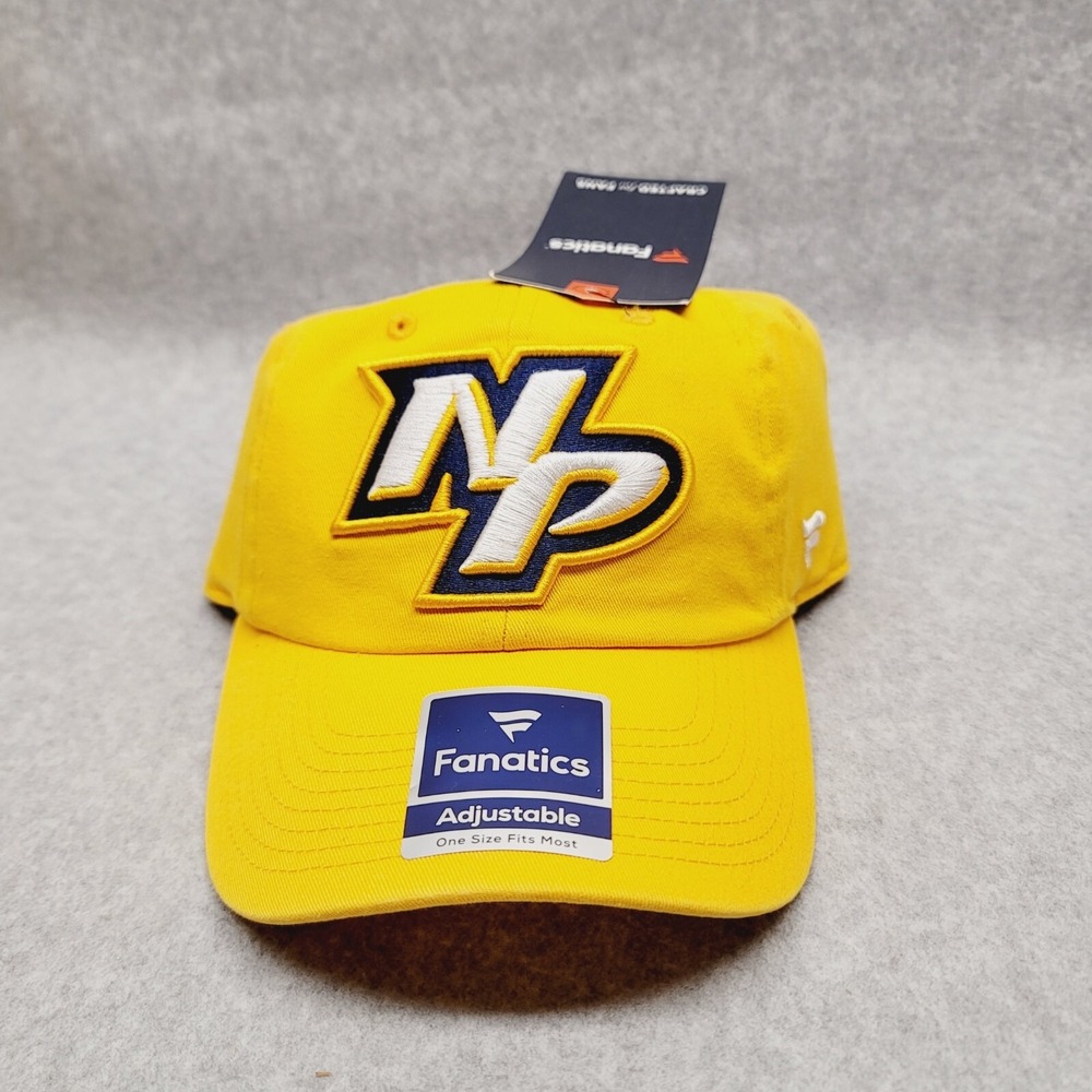 Fanatics Nashville Predators NHL Yellow Strapback Adjustable Hat Cap NP Logo New